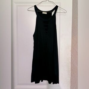 Black strap tank. Size Large. EUC. Only worn a couple times